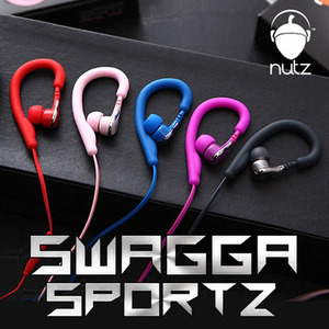 [Nutz] 너츠 Swagga Sportz 스웨거 스포츠 이어폰/ 이어가이드포함 / 당일배송