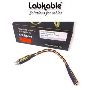 [LabKable] 랩케이블 3.5 to Lightning Cable / MFi / 애플인증 고급케이블 / 순은+6NOCC 하이브리드 /  당일발송