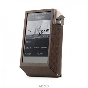 [MITER] 미테르 스탠딩 가죽케이스 Astell&amp;Kern AK240 Leather case  - 브라운