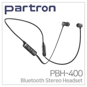 [Partron] 파트론 PBH-400 블루투스 넥밴드 무선 헤드셋 이어폰