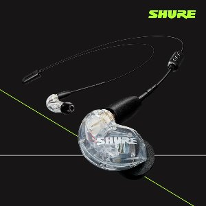 [SHURE] 슈어 SE215 + BT2 (클리어) 무선 블루투스 이어폰 / 최대 10시간 재생