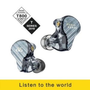 (예약상품) [AUDIOSENSE] 오디오센스 T800 미국 놀스 정품 8BA 첨단 튜브 오디오 가이드 시스템