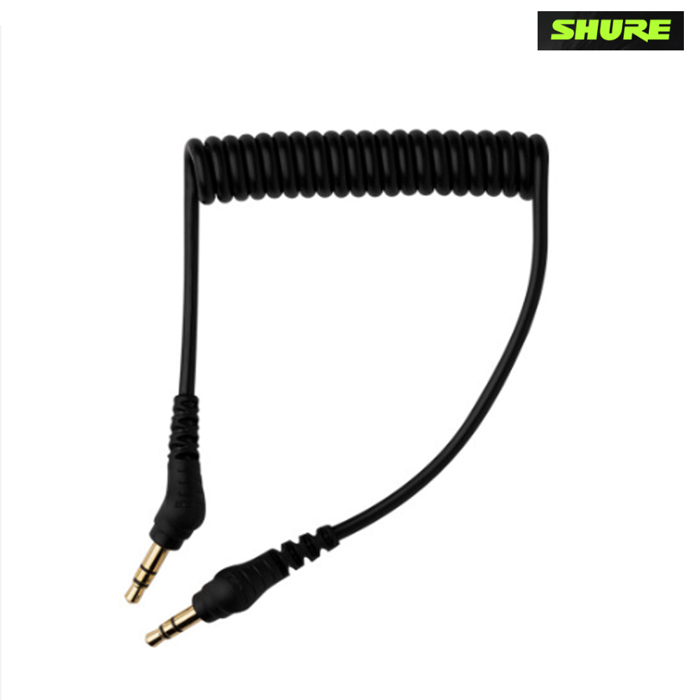 SHURE 슈어 MoveMic 3.5mm to 3.5mm 코일 케이블