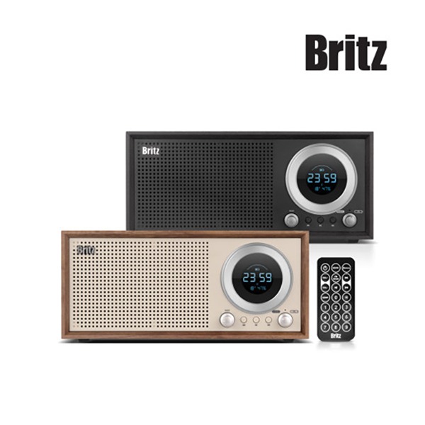 [Britz] 브리츠 BA-HMK31 블루투스 스피커/ 포터블 / ASMR / 무선리모컨 / FM라디오 / 알람 /시계