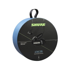 [SHURE] 슈어 AONIC215 - UNI (블랙) 이어폰