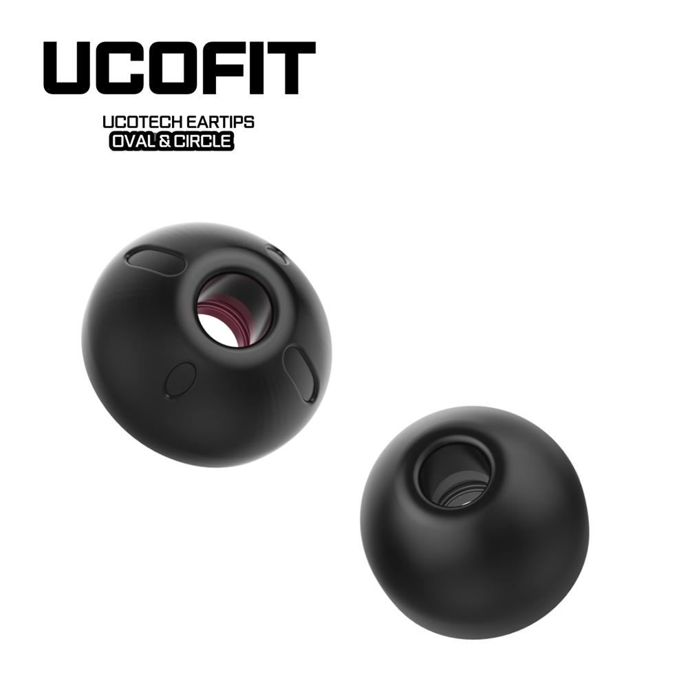 UCOTECH 유코텍 UCOFIT 유코핏 이어폰 이어팁(원형2쌍+타원형1쌍)
